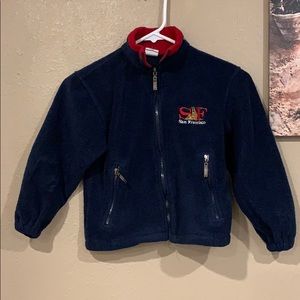 Boys San Francisco fleece jacket full zip 6